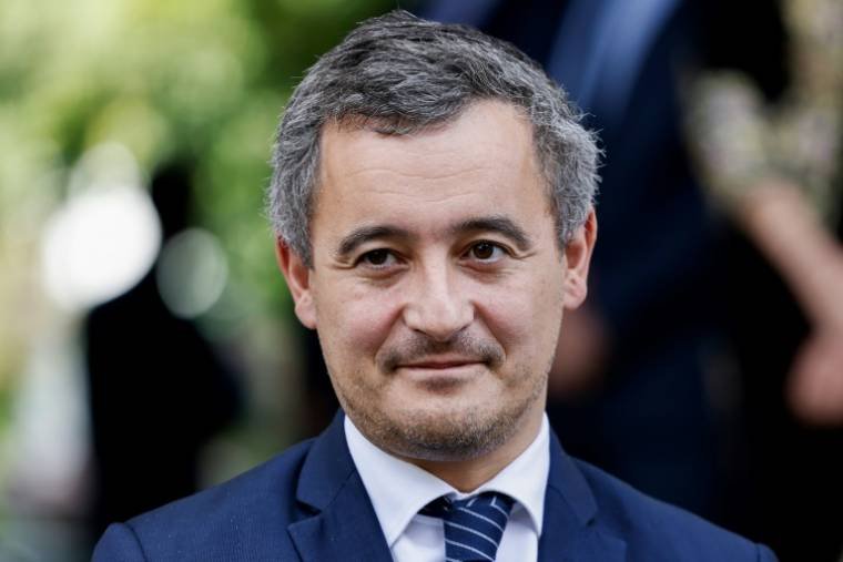 Le ministre de l'Intérieur Gérald Darmanin, on October 19, 2022 in Paris (POOL / Ludovic MARIN)