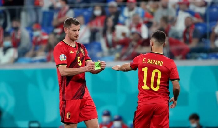 Brassard «One Love» : Eden Hazard et Jan Vertonghen prêts à s’embrasser avant Belgique-Canada?