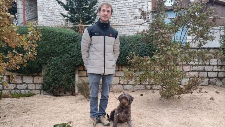 VIDEO.  Lot: he breeds truffle dogs on the heights of Cahors