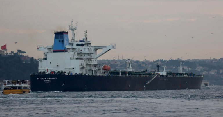 In the Black Sea, Turkey blocks at least 28 oil tankers from which it requires proof of insurance
