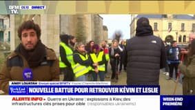 50 days après Leur disparition, une battue est organized à Fouras, en Charente-Maritime, pour retrouver la trace de Leslie et Kévin