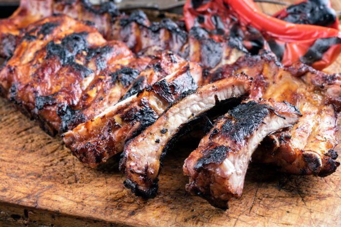 Caramelized pork ribs from Philippe Etchebest

