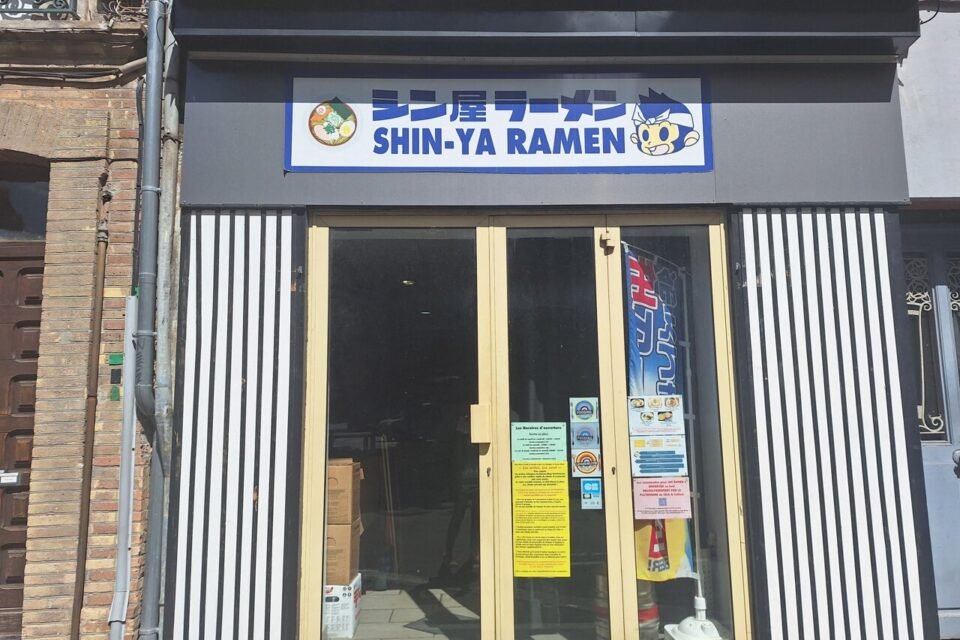 Shin-Ya Ramen tucked away in rue de Lancefoc in Toulouse.