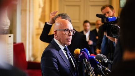 La justice a trenché et suspend l'exclusion d'Eric Ciotti du parti Les républicains - photo d'illustration.  (TELMO PINTO / MAXPPP)