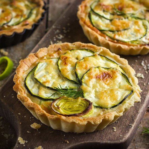 Mini Zucchini Quiches