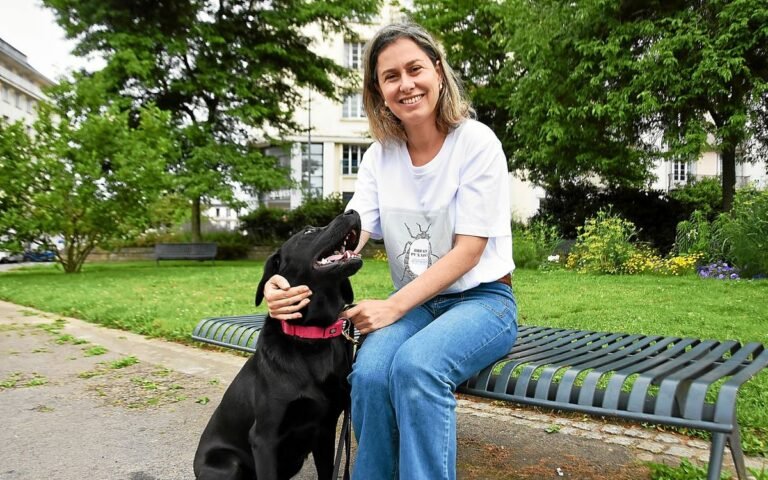 With her dog Ulya, Nathalie Gautier hunts bed bugs from Brest

