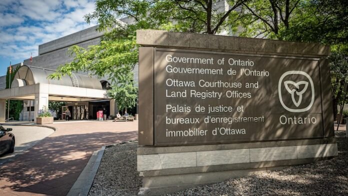 Courthouse in Ottawa.