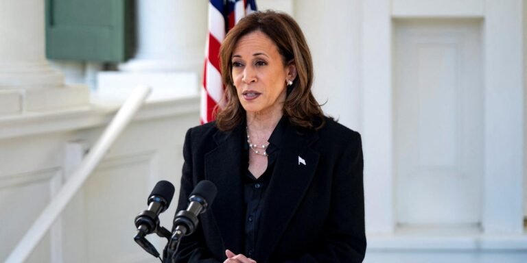 Kamala Harris accuses Donald Trump of being 