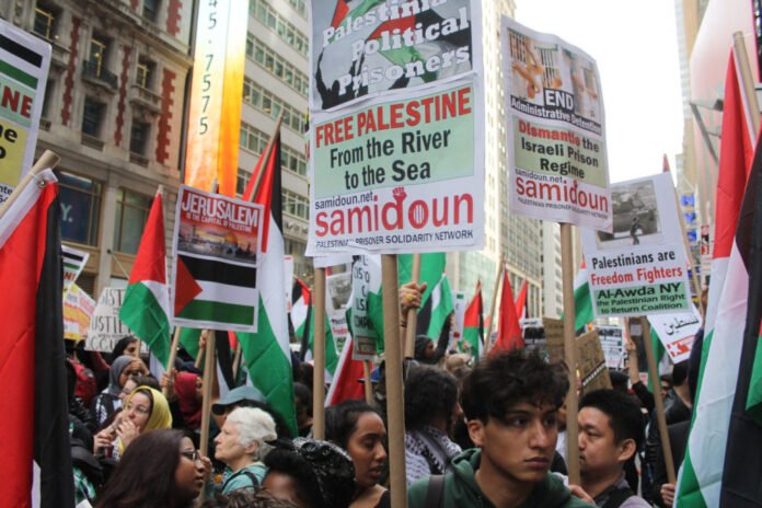 an offensive against solidarity with Palestine

