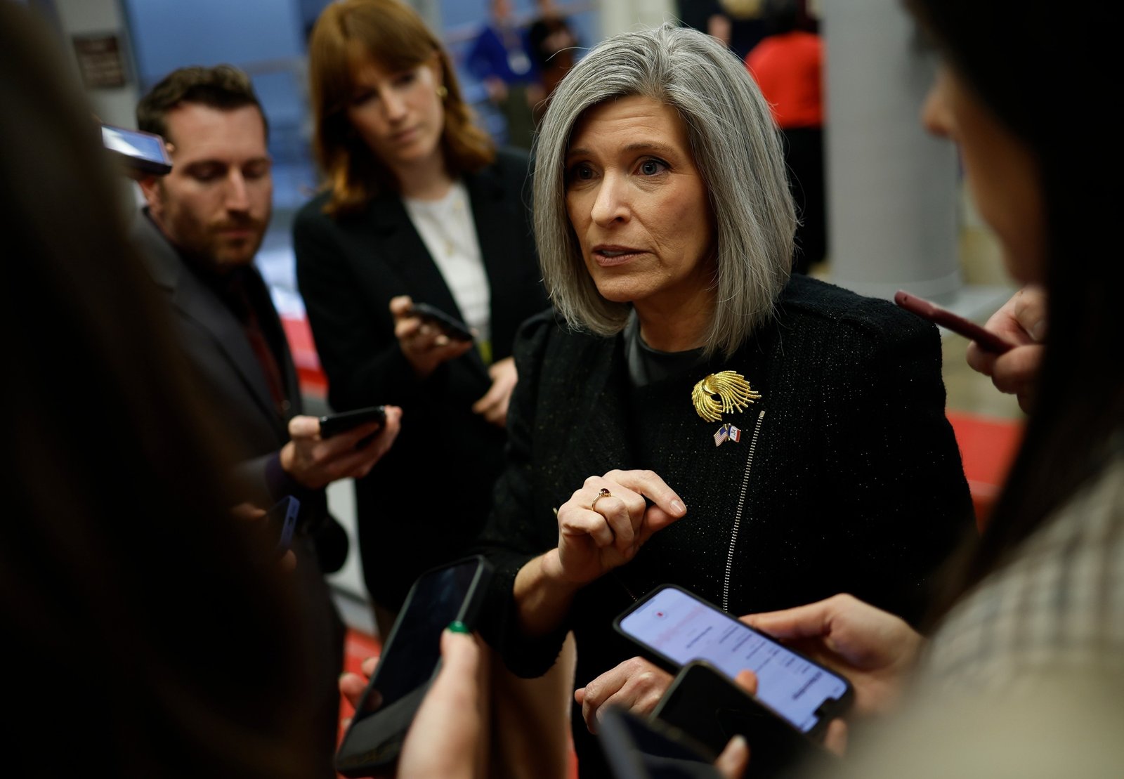 PHOTO: Senators meet for their weekly policy luncheons