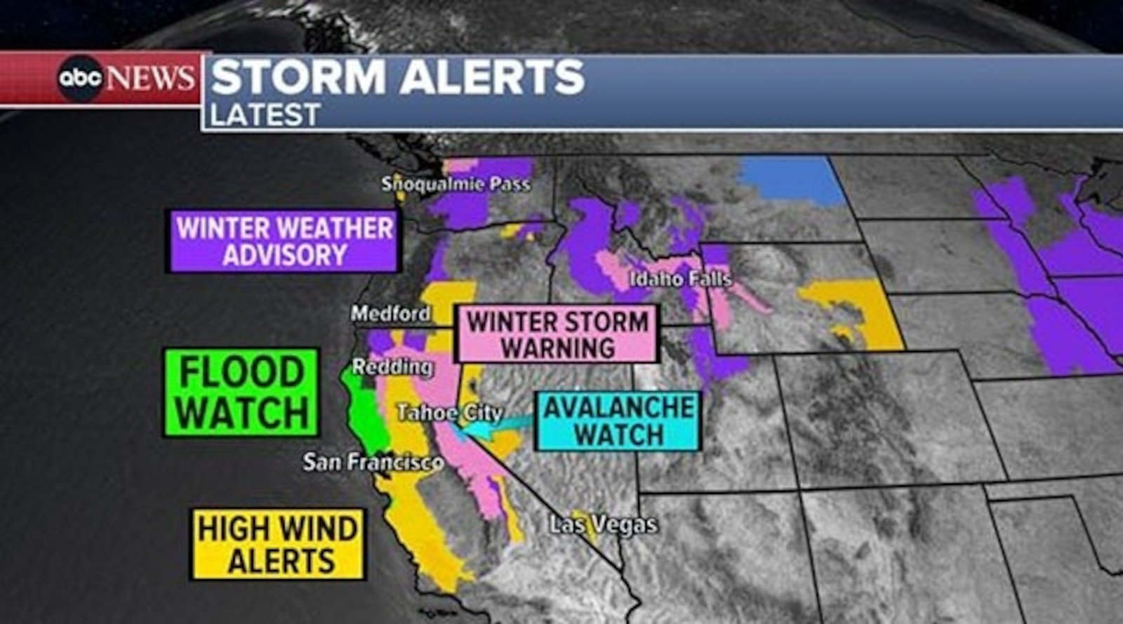 PHOTO: storm warning weather graphics