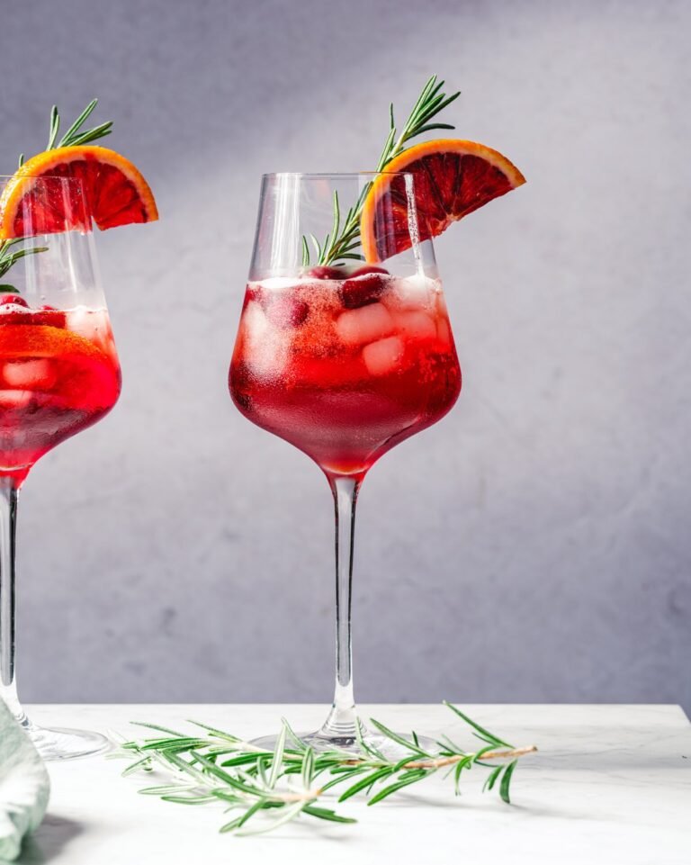 Cranberry Aperol Spritz